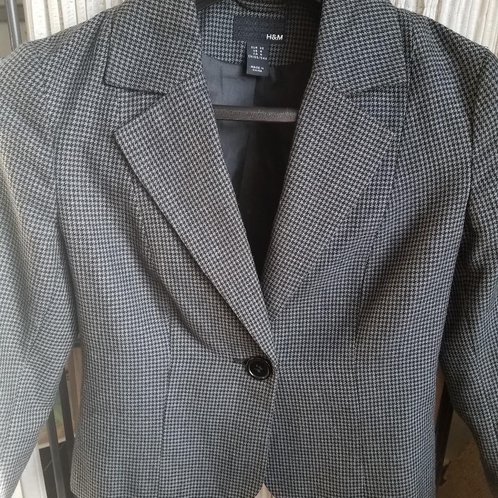 Checkered Blazer